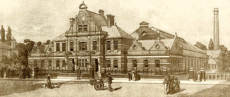 Artists impression of Coventry's Public Baths 1896