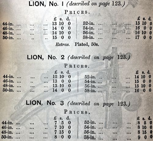 Lion bicycles price list