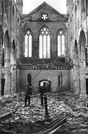 All that remained of Christ Church after the April 1941 raid.