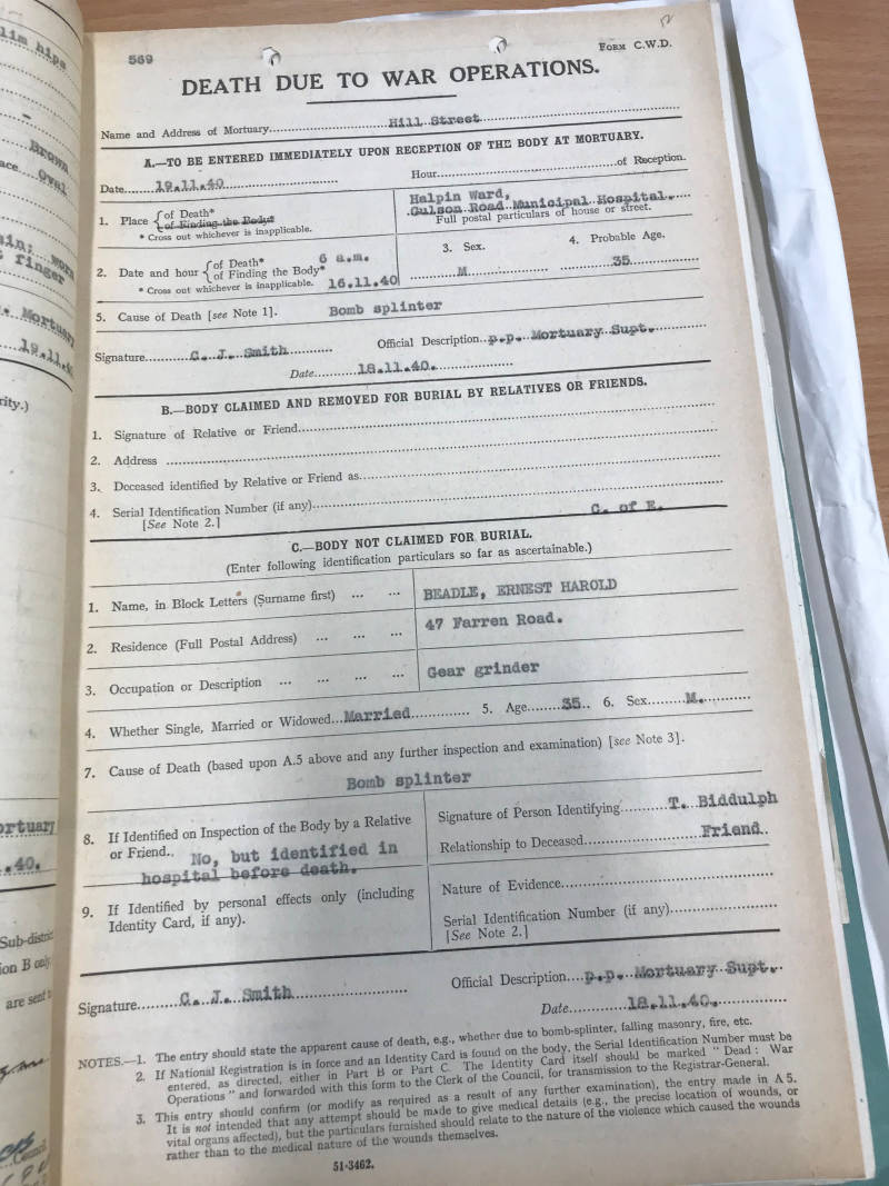CLICK TO CLOSE Casualty document