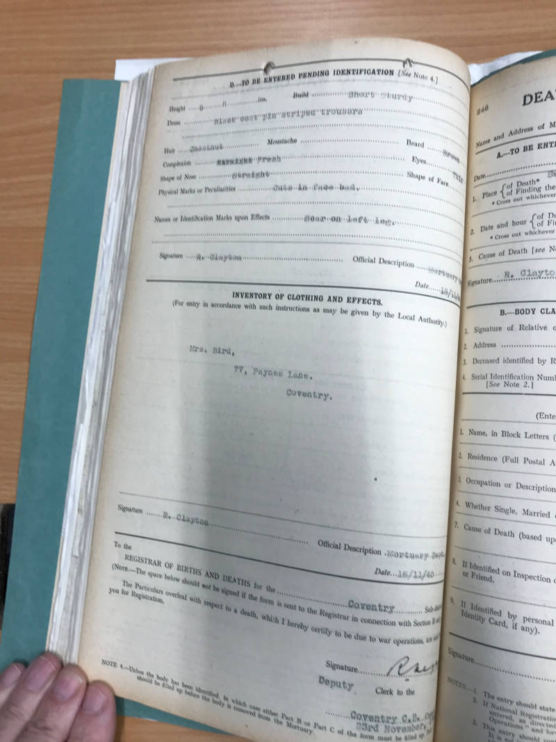 CLICK TO CLOSE Casualty document