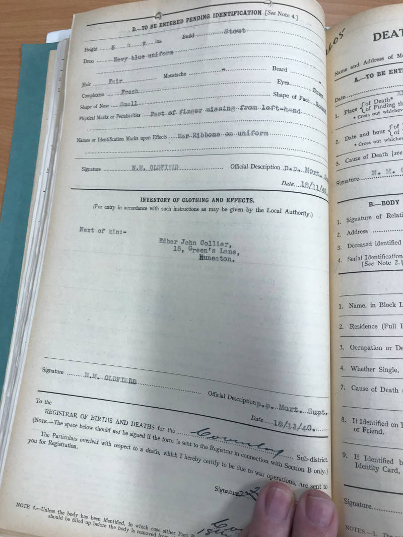 CLICK TO CLOSE Casualty document