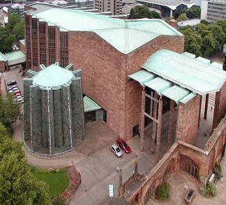 Aerial view of the Chapel of Unity