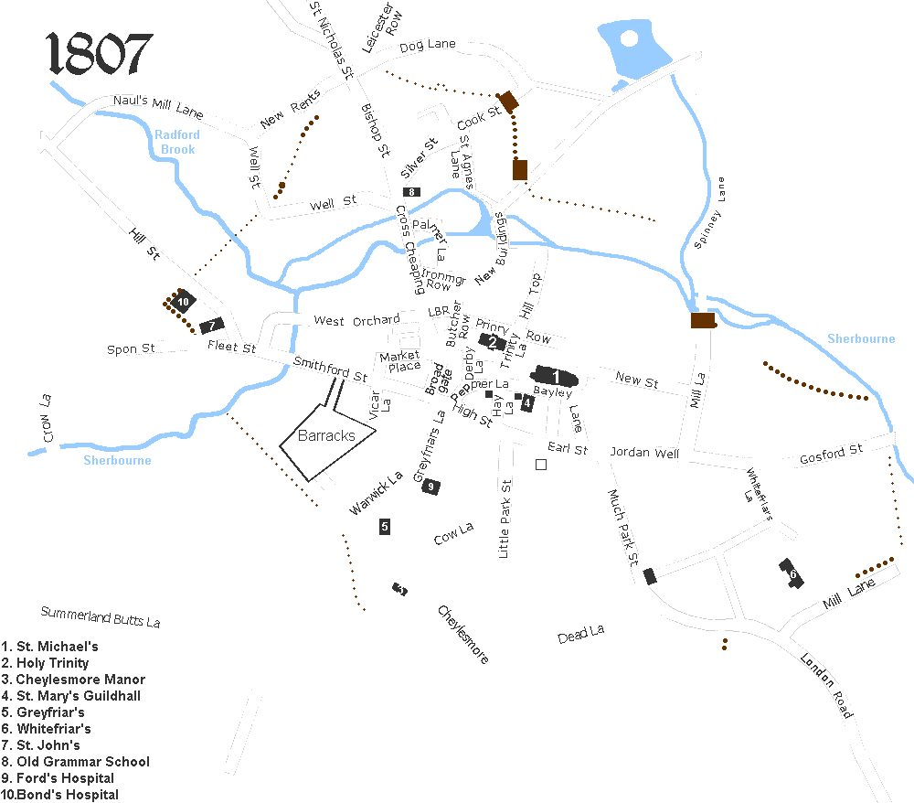 Coventry street map