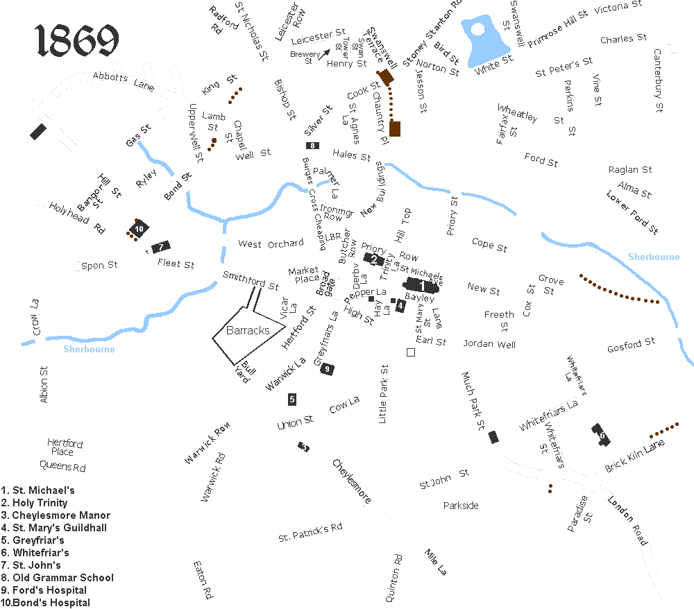 Coventry street map