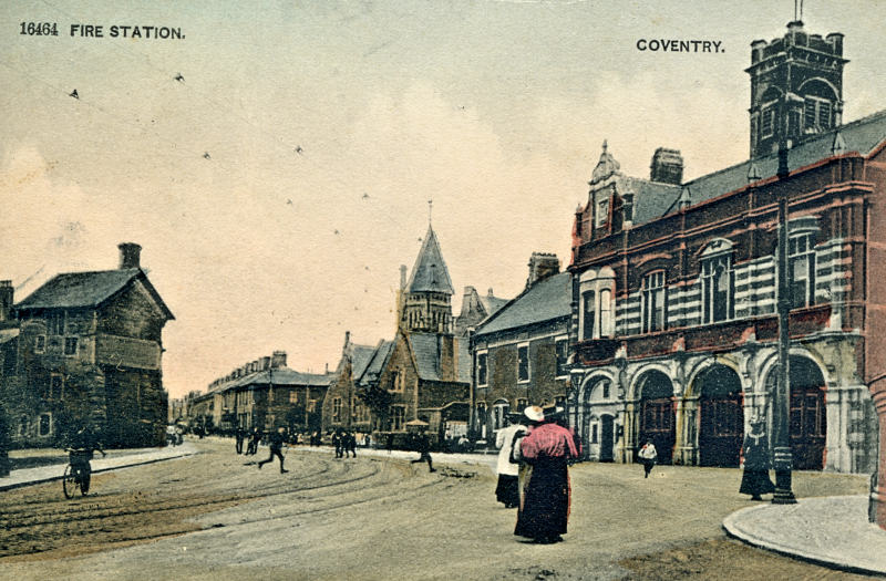 Old Fire Station, Hales Street 1905 & 2021