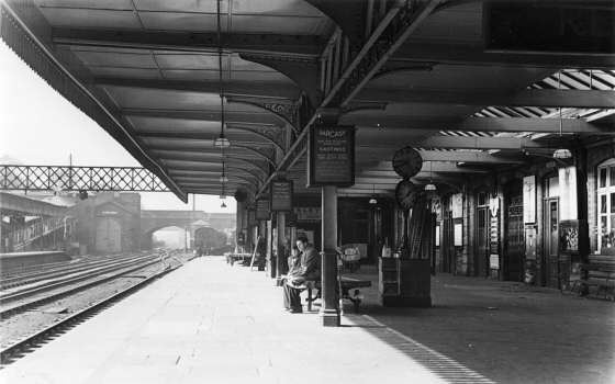 Coventry Station Platform 1952