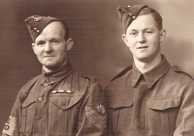 Two members of the Home Guard