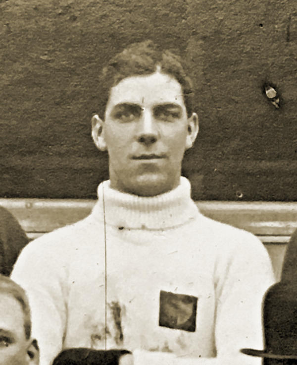 Albert Wright as a footballer