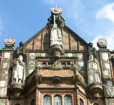 The statues on the front of the Council House
