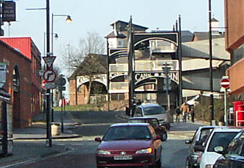 Bishop Street looking towards where the gate once stood