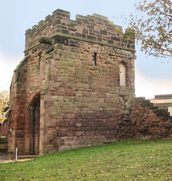 Cook Street Gate, showing the side door