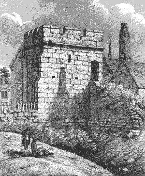 Old engraving of Cook Street Gate