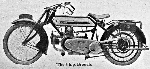 5hp Brough motorcycle