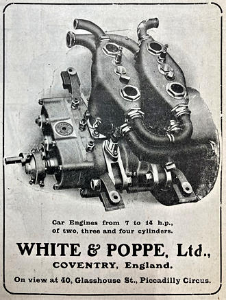 White & Poppe advert