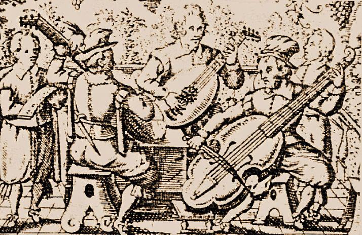 Caludon Musicians Engraving