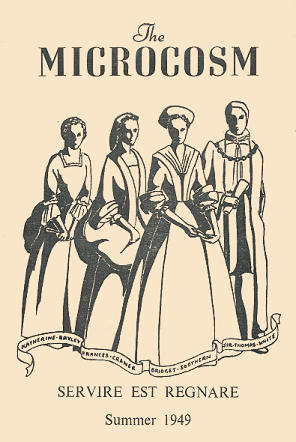 Cover of the Stoke Park school magazine 'Microcosm', Summer 1949