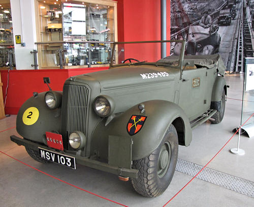 Montgomery's Humber in the Coventry Transport Museum