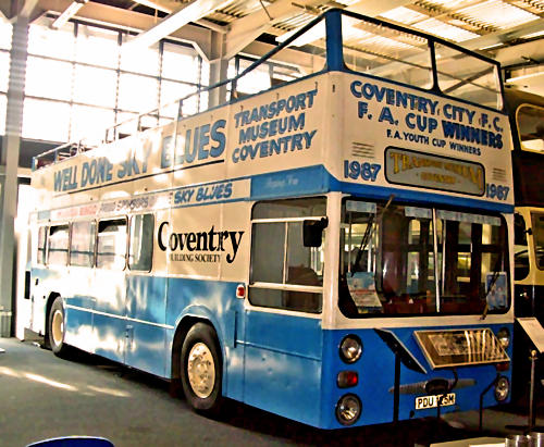 Sky Blue Bus