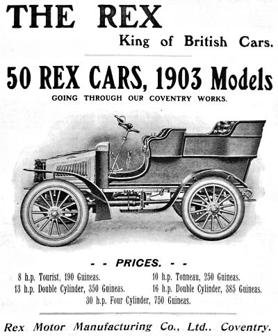 1902 Rex advert