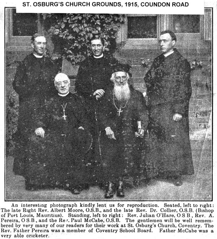 Some of the church's servicemen in 1915