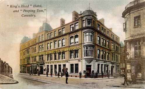 Hertford Street & the King's Head Hotel from Broadgate