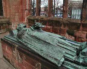 The Bishops Tomb in the Old cathedral 2003