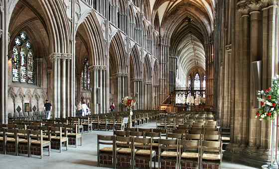 The Nave of Lichfield Cathedral
