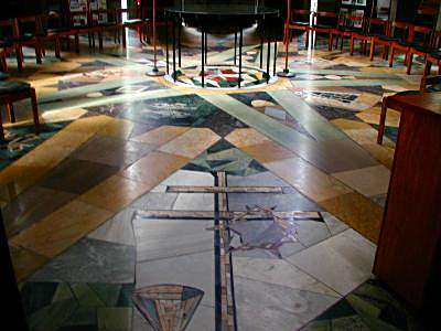 The Mosaic Floor in the Chapel of Unity