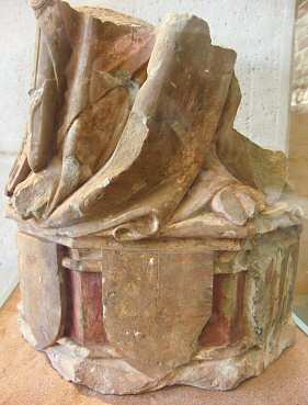 Part of a Statue of a Saint from St. Mary's Priory 2004