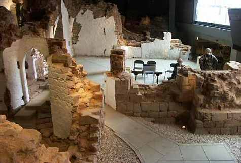 Restored Excavations of the undercrofts of St. Mary's Priory 2004