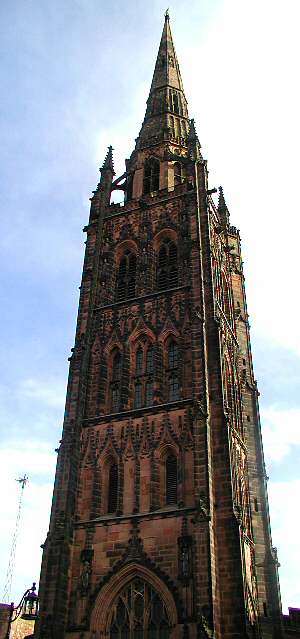 The tower and spire of the Old cathedral 2004