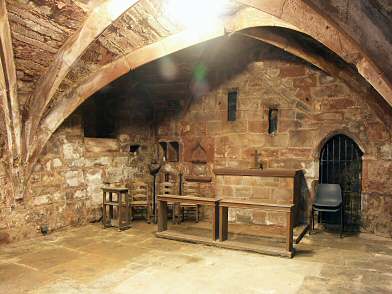 The Wyley Crypt Chapel under St. Michael's cathedral where war services were held.