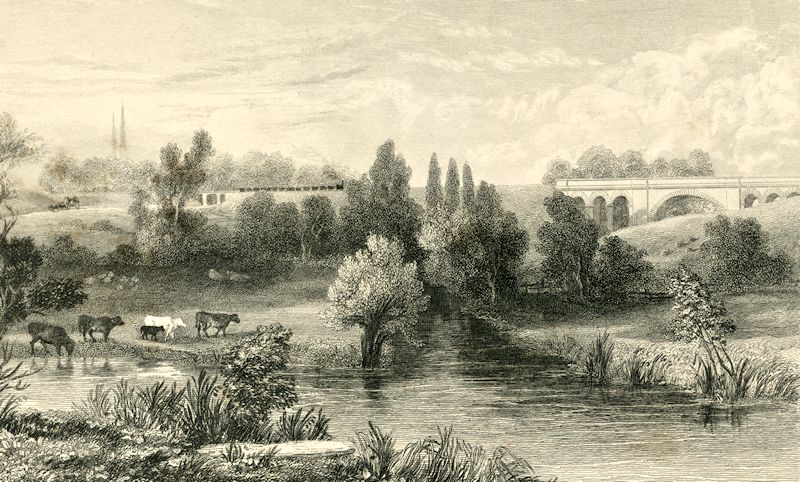 Sherbourne Viaduct near Charterhouse, 1839