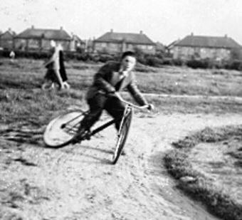 Brian on his 'speedway' bike