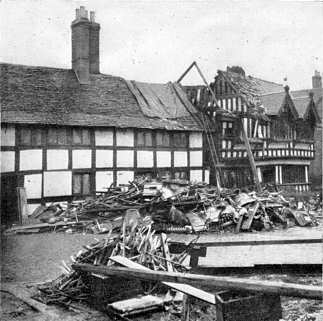 Ford's Hospital after the blitz