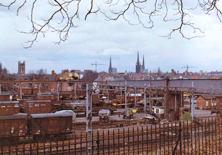 Coventry railway marshalling yard March 1970