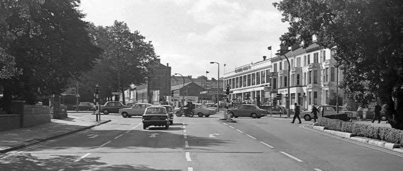 Five Ways junction at Greyfriars Green