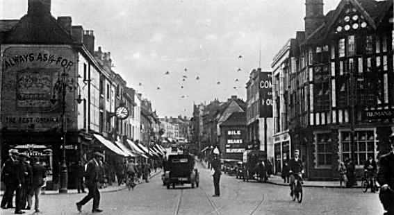 The Wine Lodge, on the corner of the Burges and Corporation Street.