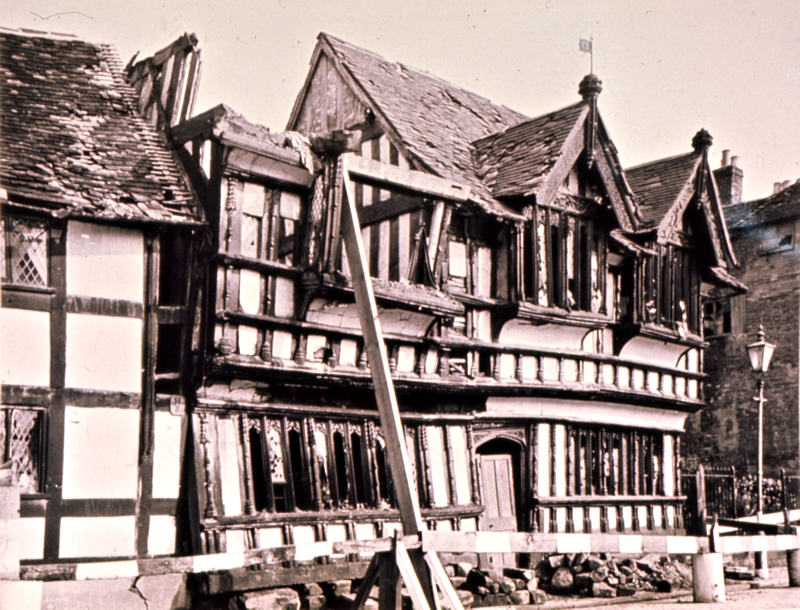 Ford's Hospital before and after restoration