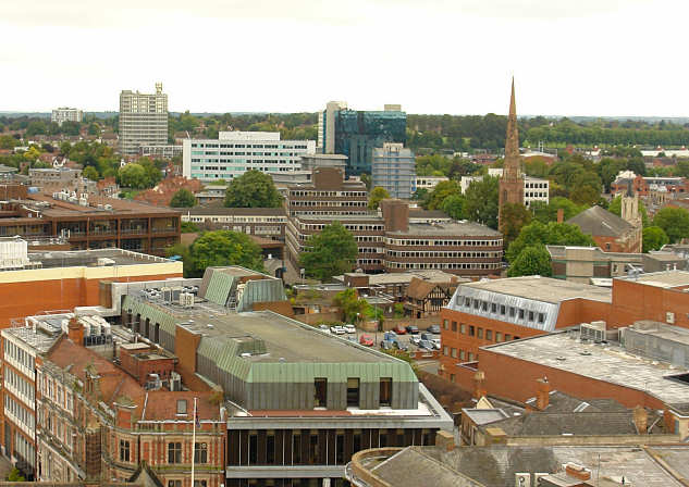 High Street aerial view 2009