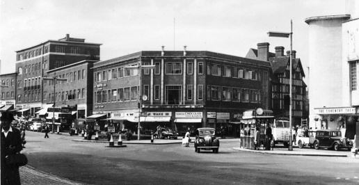 Trinity Street & Hales Street c1955