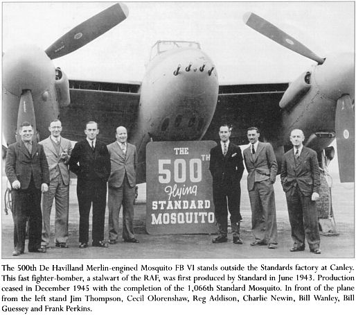 The 500th Flying Standard Mosquito