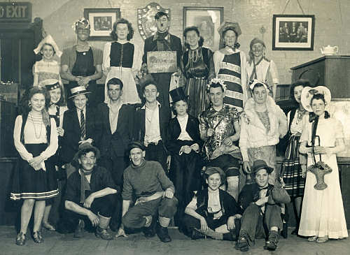 Lockhurst Lane Youth Club Fancy Dress, 1945
