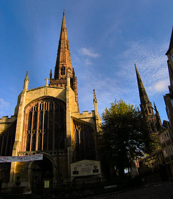 Holy Trinity church from Broadgate